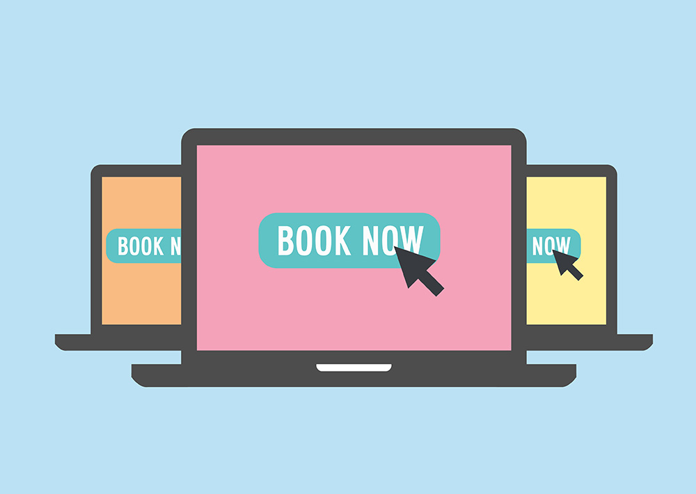 “Book Now” button