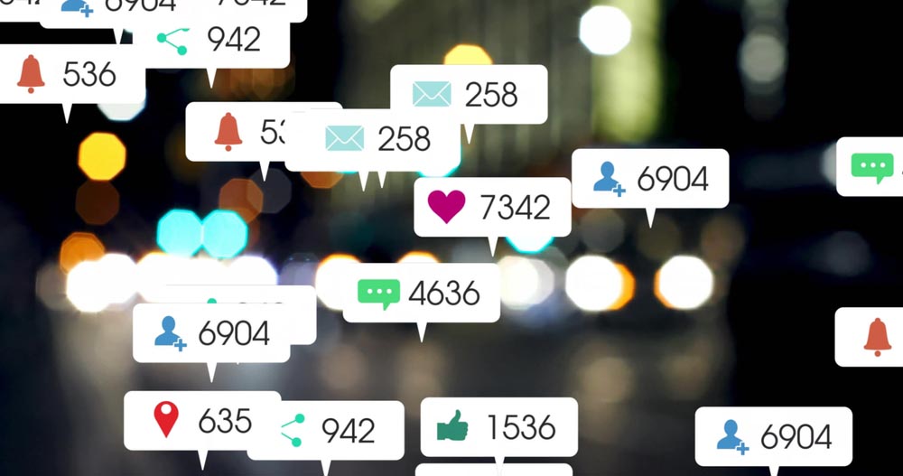 social media notifications