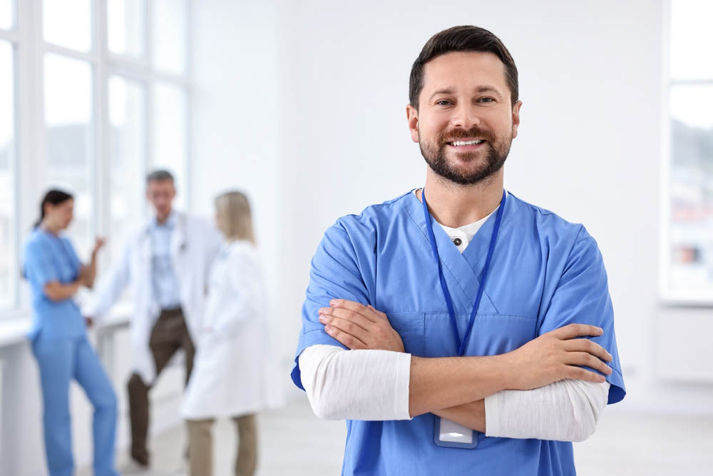 clinic staff smiling